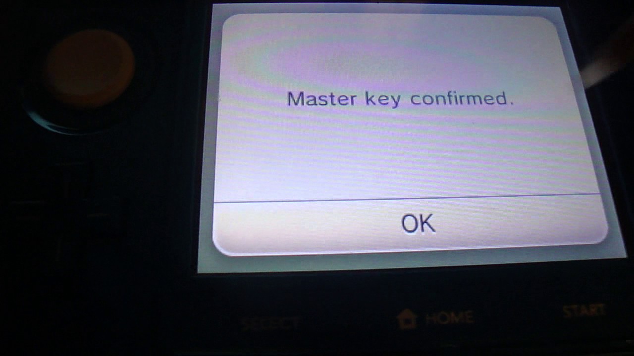 Nintendo 3ds master key number
