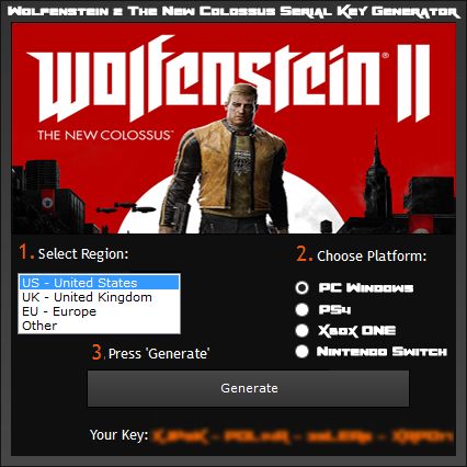Wolfenstein the new order game activation key generator bus simulator 18 pc